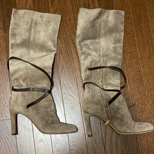 Jimmy Choo brown suede boots